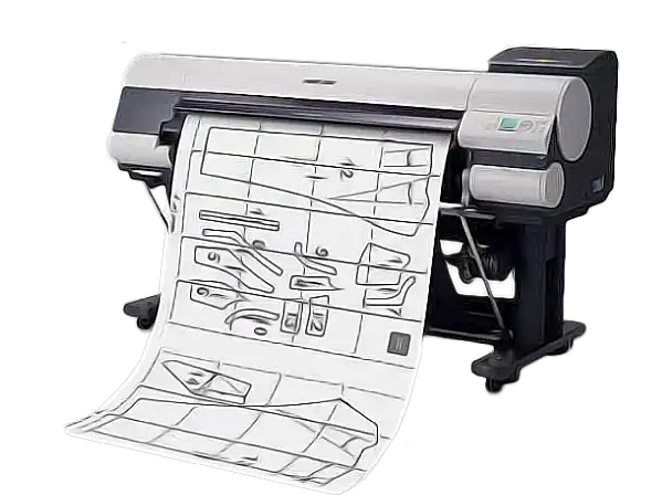 Печать чертежей и выкроек